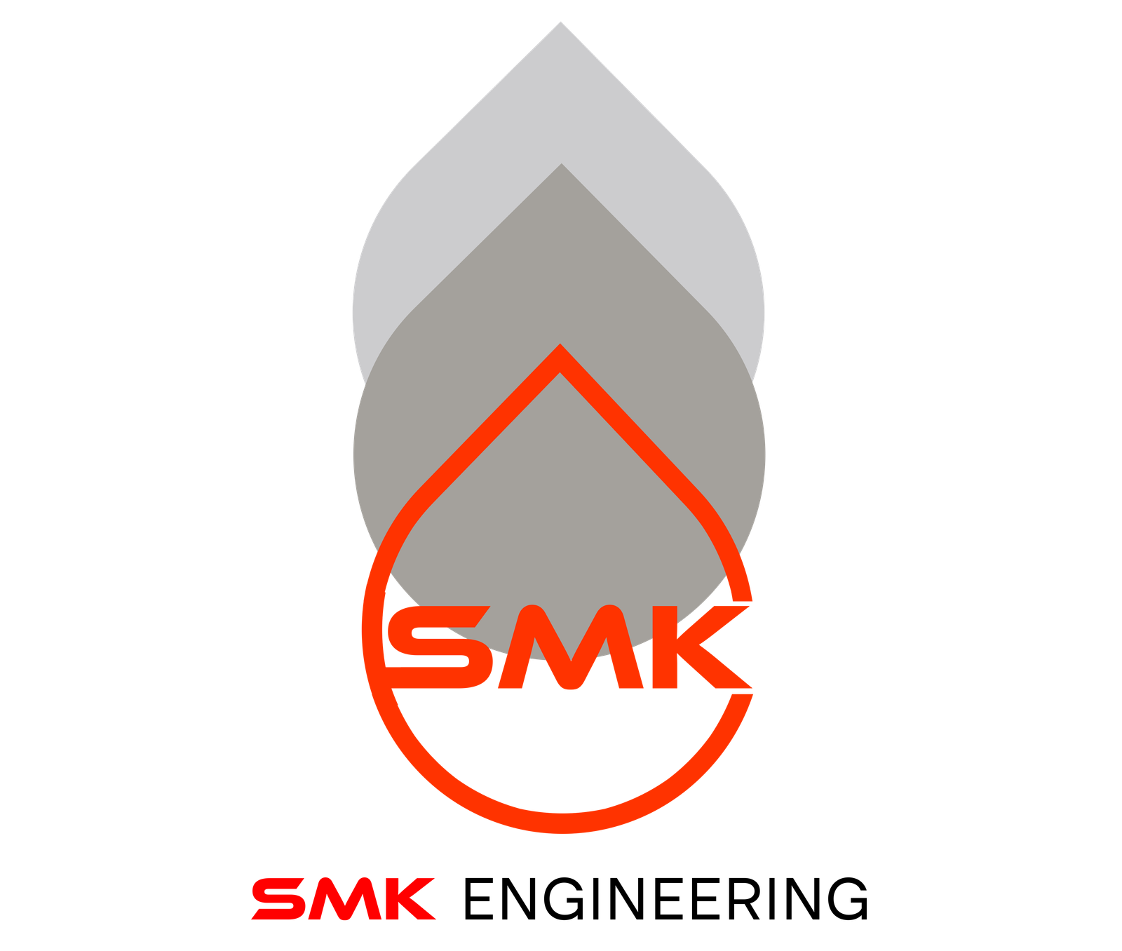 SMK Twister Logo Matte (Black n Grey) - Wroom
